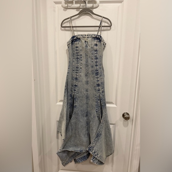 Gray Denim Dress - Picture 8 of 16